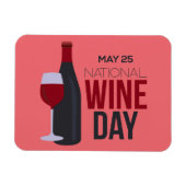 Nationaler Weintag Magnet (Horizontal)