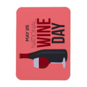 Nationaler Weintag Magnet (Vertikal)