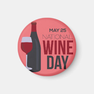 Nationaler Weintag Magnet