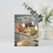 Nationaler Weintag Postkarte (Stehend Vorderseite)