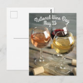 Nationaler Weintag Postkarte (Vorne/Hinten)