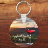 Nationaler Weintag Schlüsselanhänger (Vorderseite)