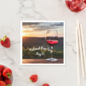 Nationaler Weintag Serviette (Beispiel)