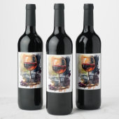 Nationaler Weintag Weinetikett (Flaschen)