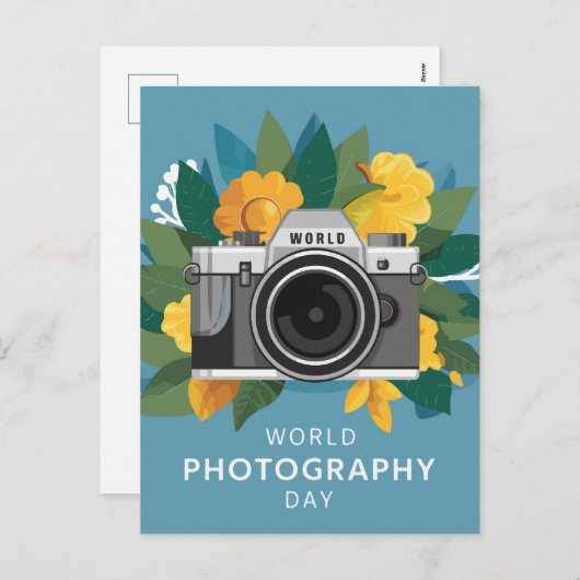Nationaler Weltfotografstag Feiertagspostkarte (Vorne/Hinten)