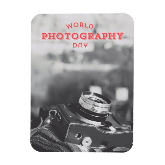 Nationaler Weltfotografstag Magnet (Vertikal)