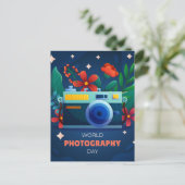 Nationaler Weltfotografstag Postkarte (Stehend Vorderseite)