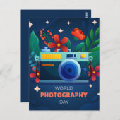 Nationaler Weltfotografstag Postkarte (Vorne/Hinten)