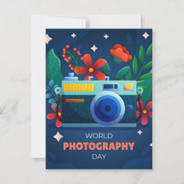 Nationaler Weltfotografstag Postkarte