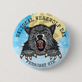 Nationaler Werwolf-Tag 6. Februar Button