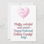 Nationaler Zuckerwattetag Dankeskarte (Vorderseite)