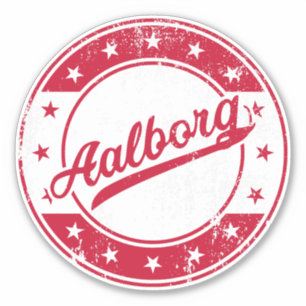 Nationales Aalborg Dänemark Aufkleber
