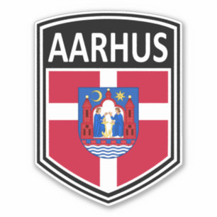 Nationales Aarhus Denmark Sticker