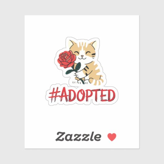 Nationales Adoption Monat Celebrate Familienbewuss Aufkleber (Blatt)