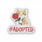 Nationales Adoption Monat Celebrate Familienbewuss Aufkleber (Vorderseite)