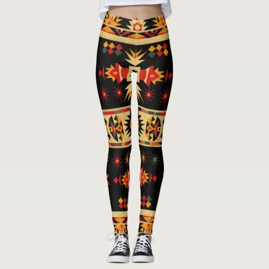 Nationales amerikanisches Kulturerbe-Design Leggings (Vorderseite)