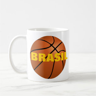 Nationales brasilianisches Basketballteam "Verlass Kaffeetasse