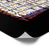 Nationales Dyslexie-Sensibilisierungsmonat Oktober Poster (Ecke)