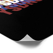 Nationales Dyslexie-Sensibilisierungsmonat Oktober Poster (Ecke)