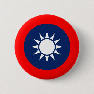 Nationales Emblem der Republiks China (Taiwan) Button