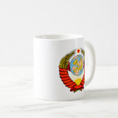 Nationales Emblem der Sowjetunions Kaffeetasse (VorderseiteRechts)