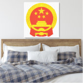 Nationales Emblem der Volksrepublik China Leinwanddruck (Insitu (Schlafzimmer))