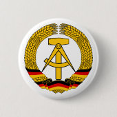 Nationales Emblem-Knopf Ostdeutschlands Button (Vorderseite)