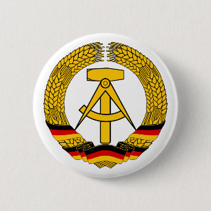 Nationales Emblem-Knopf Ostdeutschlands Button