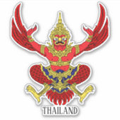 Nationales Emblem Patriotic Aufkleber (Vorderseite)