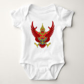 Nationales Emblem Thailands Baby Strampler (Vorderseite)