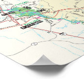 Nationales Erholungsgebiet des Chattahoochee Poster (Ecke)