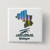 Nationales Erholungsgebiet Lake Chelan, Washington Button (Vorderseite)