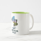 Nationales Erholungsgebiet Lake Chelan, Washington Zweifarbige Tasse (VorderseiteRechts)