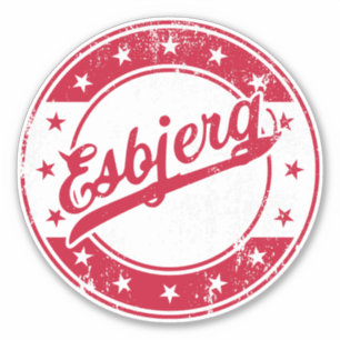 Nationales Esbjerg Dänemark Sticker