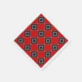 Nationales ethnisches Muster Serviette (Ecke)