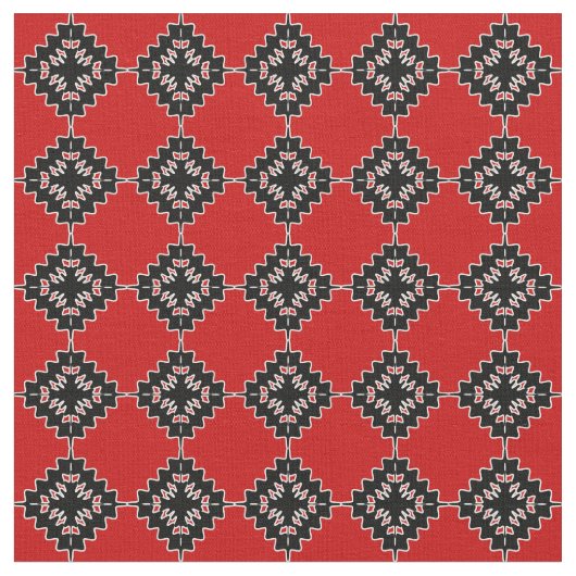 Nationales ethnisches Muster Stoff (Nahaufnahme)