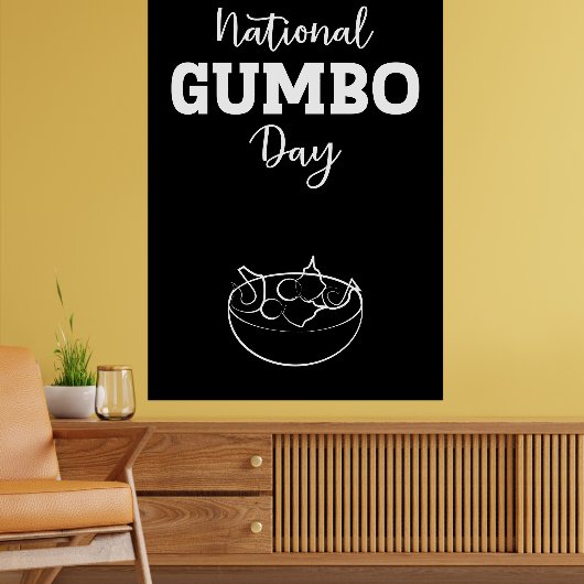 Nationales Gübo-Day-Zeichen Poster (Wohnzimmer 2)