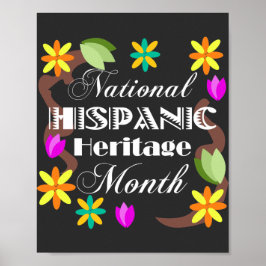 Nationales Hispanic Heritage Montag Poster
