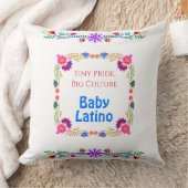 Nationales hispanisches Erbe farbenfrohe Blüte Kissen (Decke)