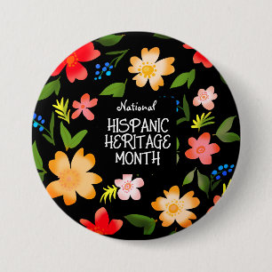 Nationales HISPANISCHES ERBE MONAT Button