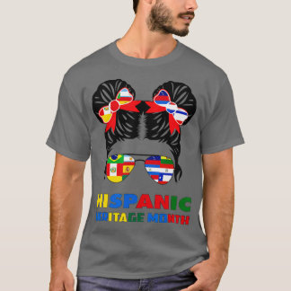 Nationales hispanisches Erbe Monat Latina Frauen S T-Shirt