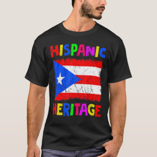 Nationales hispanisches Erbe Monat Latina Puerto R T-Shirt