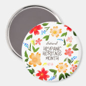 Nationales HISPANISCHES ERBE MONAT Magnet (Vorderseite/Rückseite)