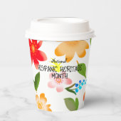 Nationales HISPANISCHES ERBE MONAT Pappbecher (Vorderseite)