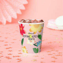 Nationales HISPANISCHES ERBE MONAT Pappbecher