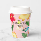 Nationales HISPANISCHES ERBE MONAT Pappbecher (Vorderseite)