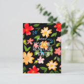 Nationales HISPANISCHES ERBE MONAT Postkarte (Stehend Vorderseite)