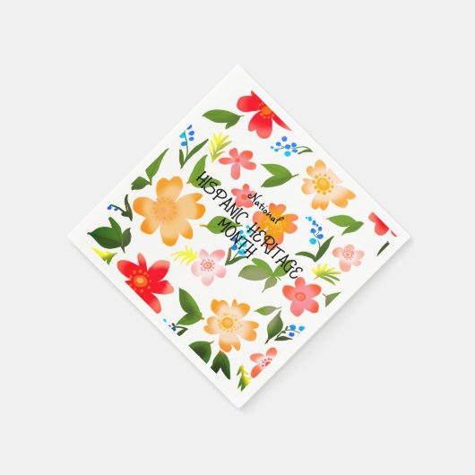 Nationales HISPANISCHES ERBE MONAT Serviette (Ecke)