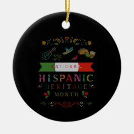 NATIONALES HISPANISCHES ERBE MONATLICHE GESTALTUNG KERAMIK ORNAMENT