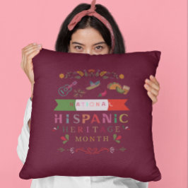 NATIONALES HISPANISCHES ERBE MONATLICHE GESTALTUNG KISSEN